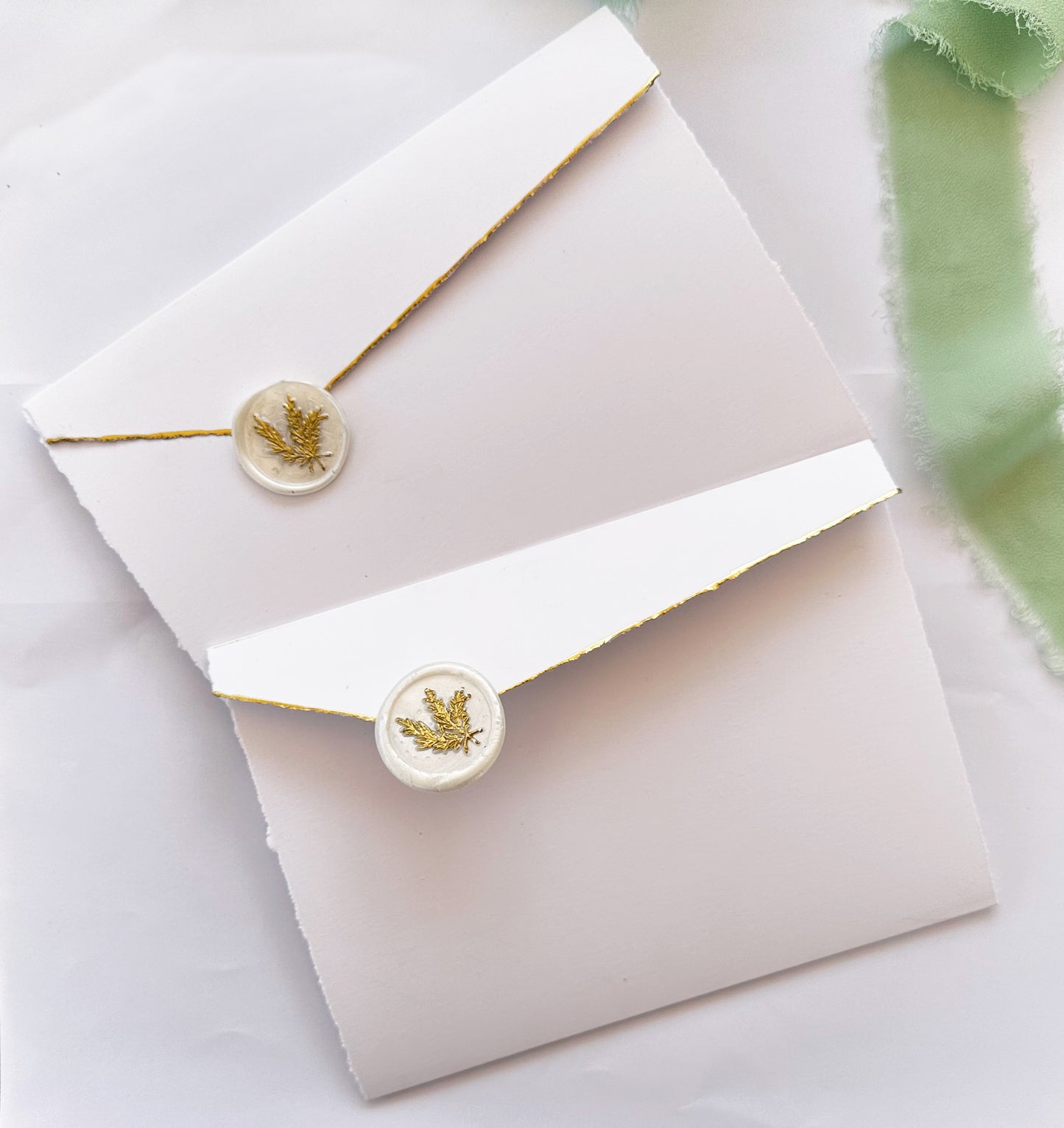 White and Gold Wedding Invitation, Minimalist Wedding Invites